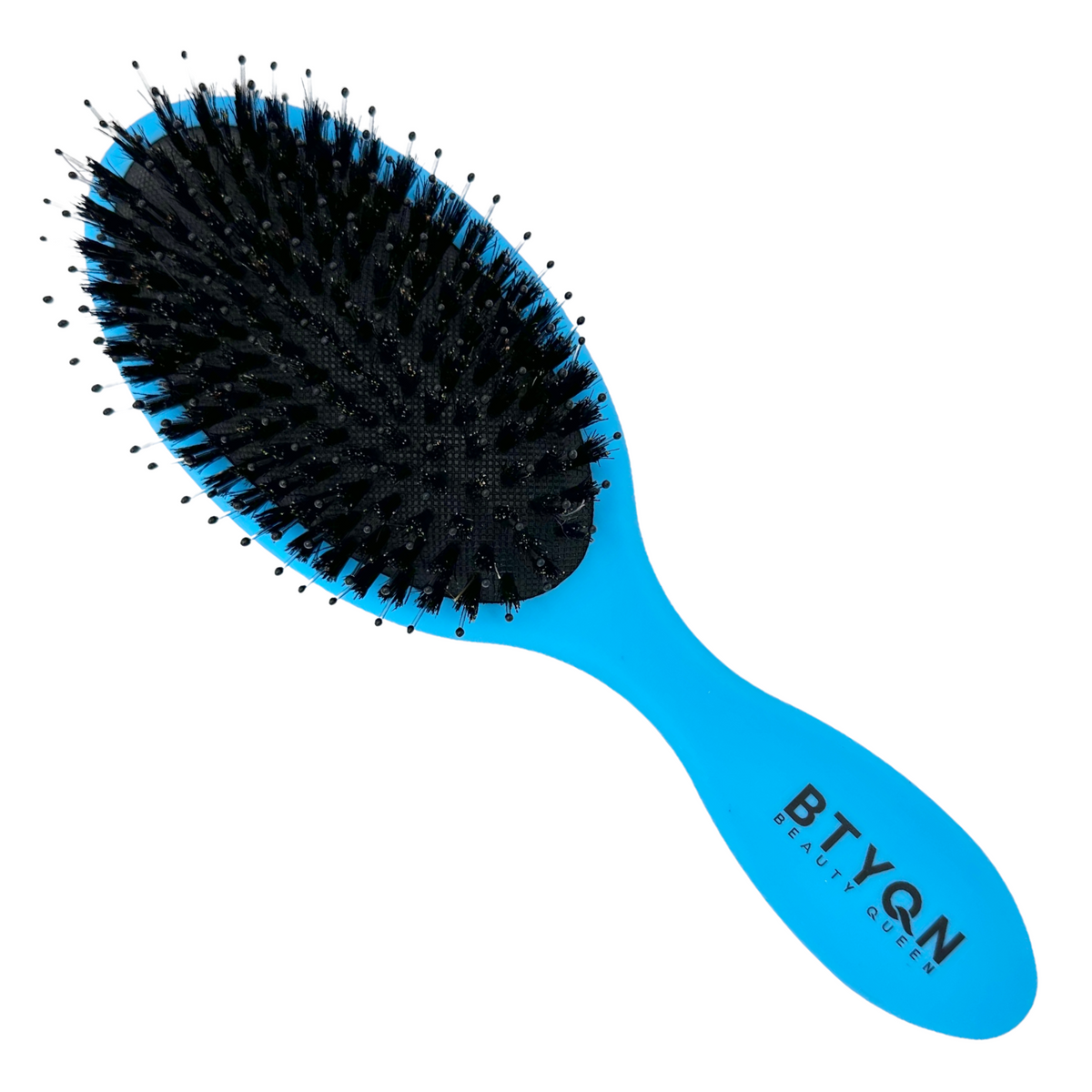 Deluxe Nylon/Boar Bristle Brush: Matte Blue