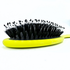 Deluxe Nylon/Boar Bristle Brush: Matte Neon Yellow