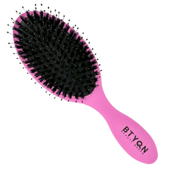 Deluxe Nylon/Boar Bristle Brush: Matte Pink