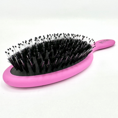 Deluxe Nylon/Boar Bristle Brush: Matte Pink